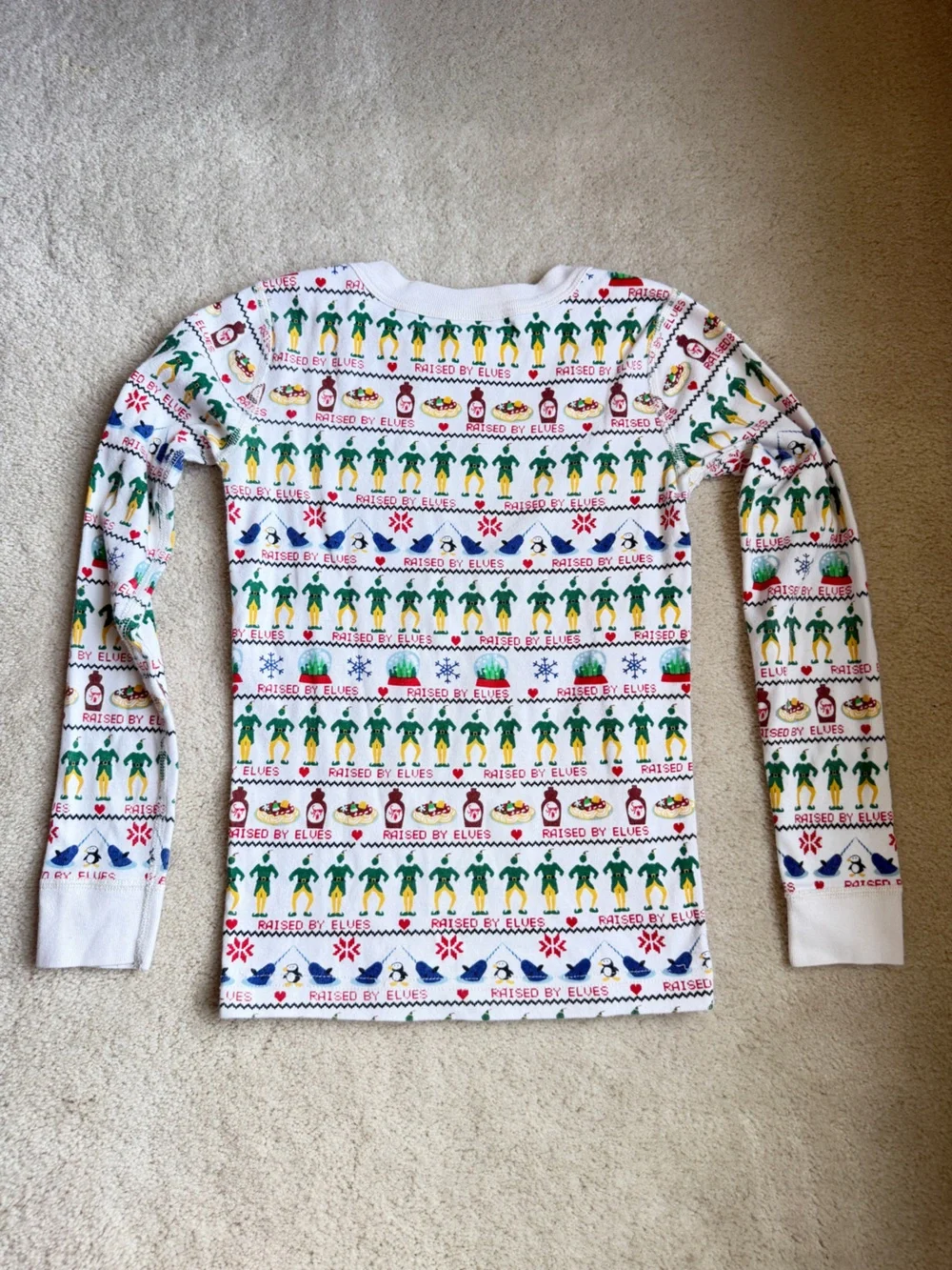 Hanna Andersson Buddy the ELF Christmas Pajama Set Size 8